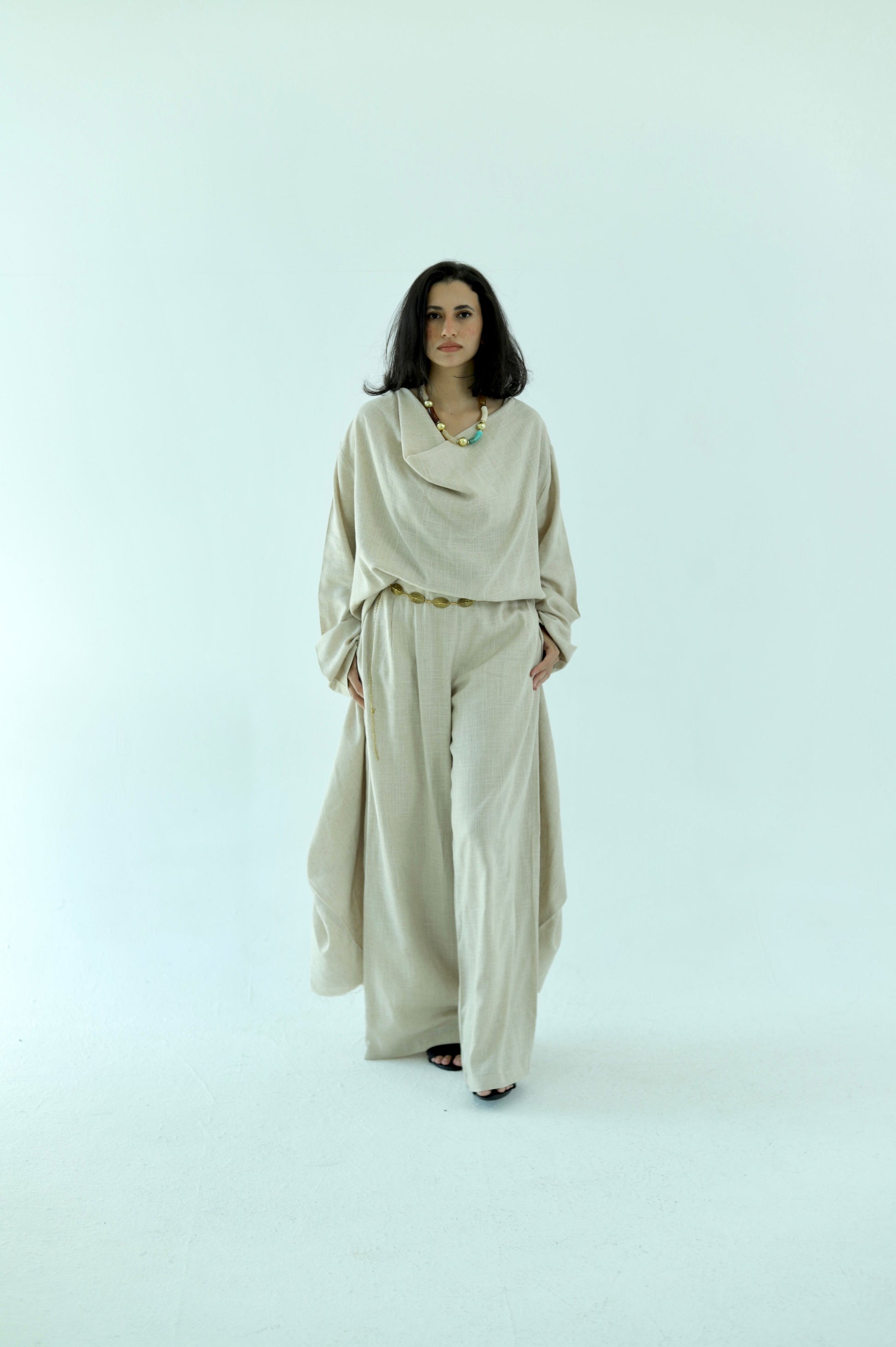 Pure Linen Set - Beige - photo 4