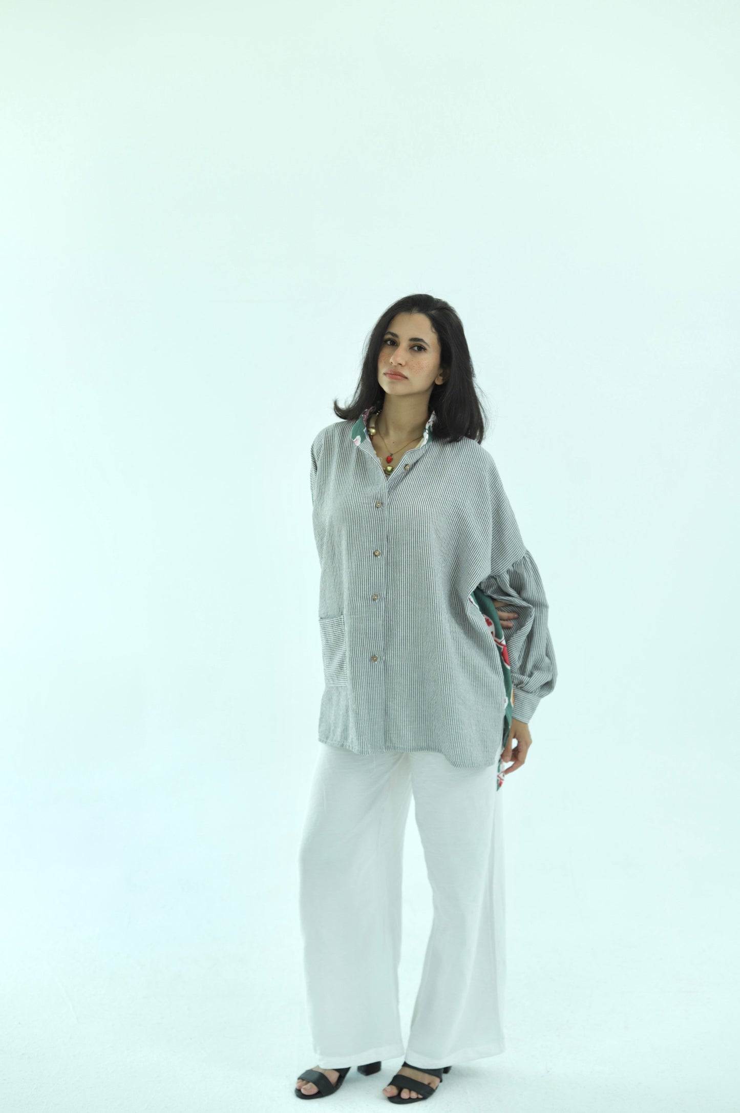 Linen Floral Shirt - photo 2